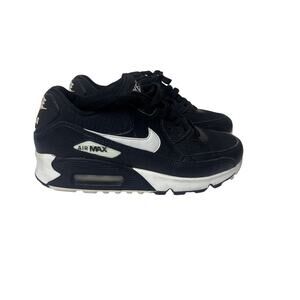 Nike Air Max 90 Sneaker Athletic Shoes Black White 325213-060 Women’s 7.5